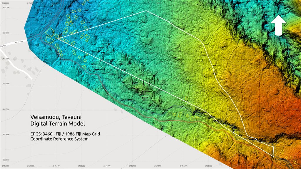 Drone mapping result - Digital Terrain Model